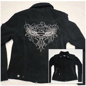 Harley-Davidson NWT Small Soar Vegan Sueded Faux Leather Jacket